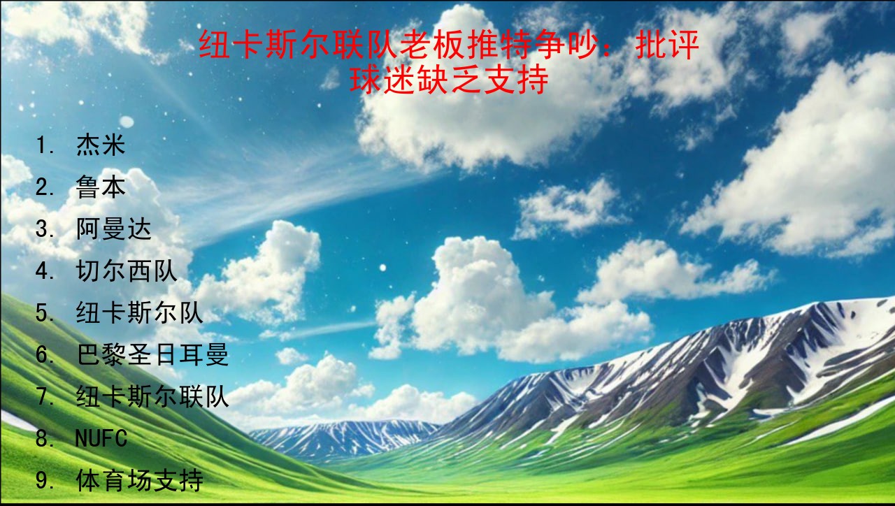 联队老板纽卡斯尔简介_联队老板纽卡斯尔是谁_纽卡斯尔联队老板